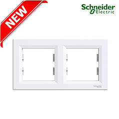 Рамка 2 посту Schneider Electric Asfora горизонтальна білий EPH5800221
