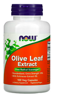 NOW Foods, Olive Leaf Extract, экстракт оливкового листа с эхинацеей, 100 растительных капсул