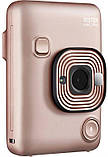 Камера миттєвого друку FUJIFILM Instax Mini LiPlay Blush Gold, фото 2