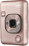 Камера миттєвого друку FUJIFILM Instax Mini LiPlay Blush Gold, фото 3