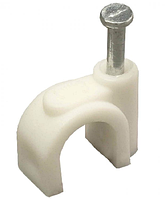 Скоба пластикова із цвяхом 8мм 10шт