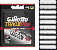 Змінні картриджі Gillette TRAC II Plus 10 шт