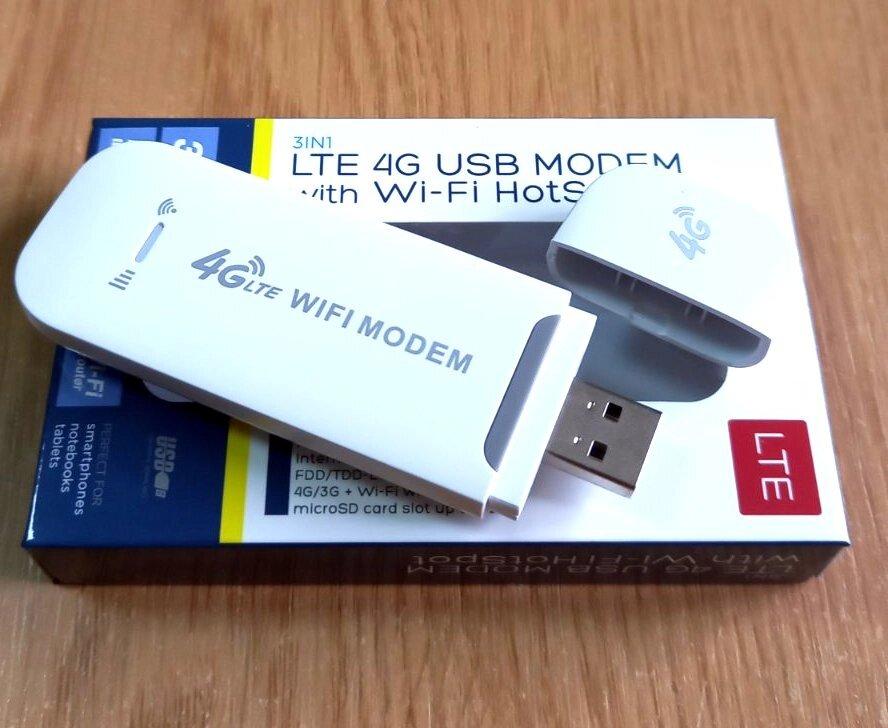 4G LTE/3G USB Wi-Fi модем роутер H760UFI-2521 (В1/В3), 150 Мбіт/с, Plug & Play, білий