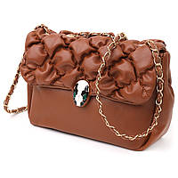 Оригинальная женская сумка из эко-кожи Vintage 18711 Коричневый