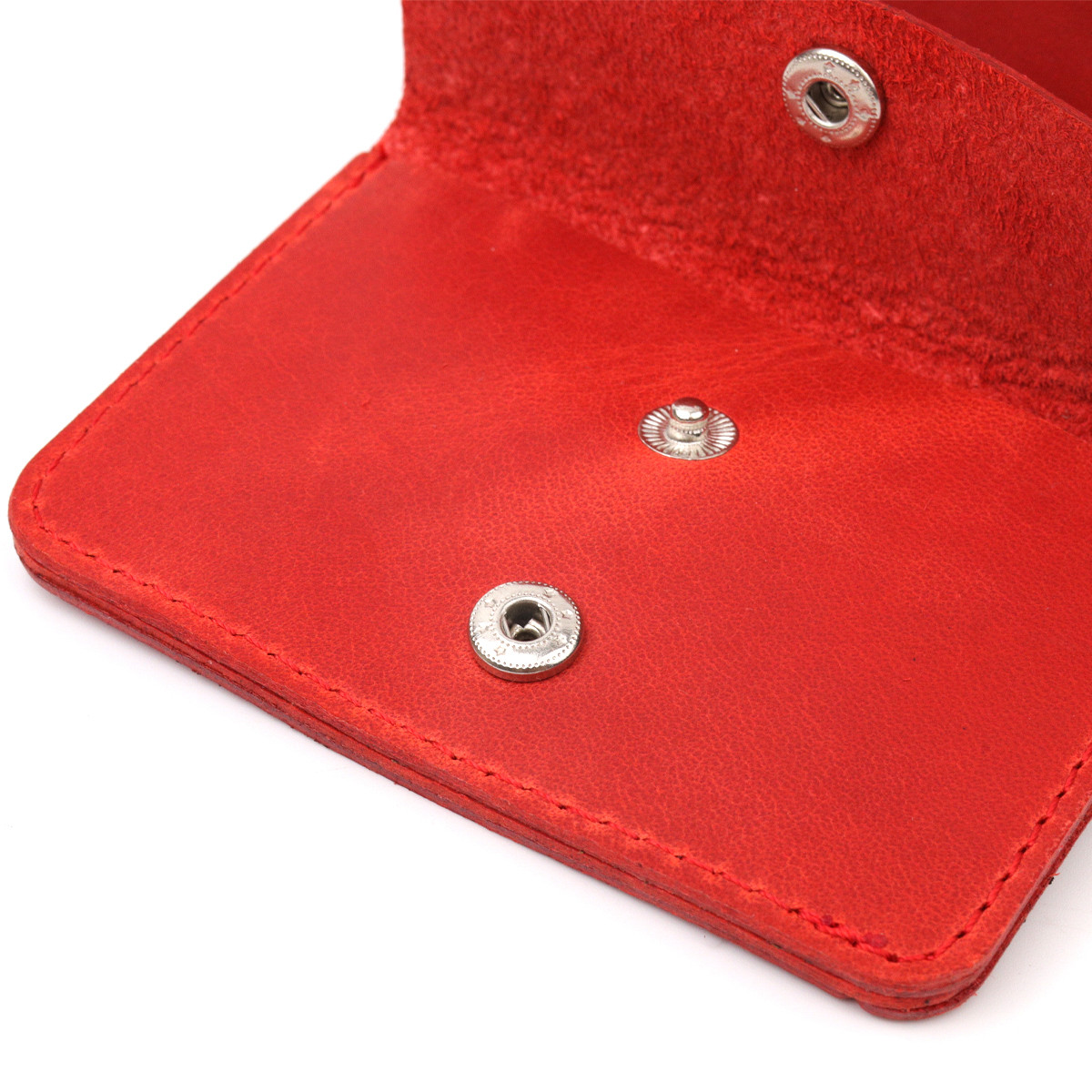 Вертикальное карманное портмоне для женщин Shvigel 16602 Красный. Натуральная кожа - фото 5 - id-p1678921139
