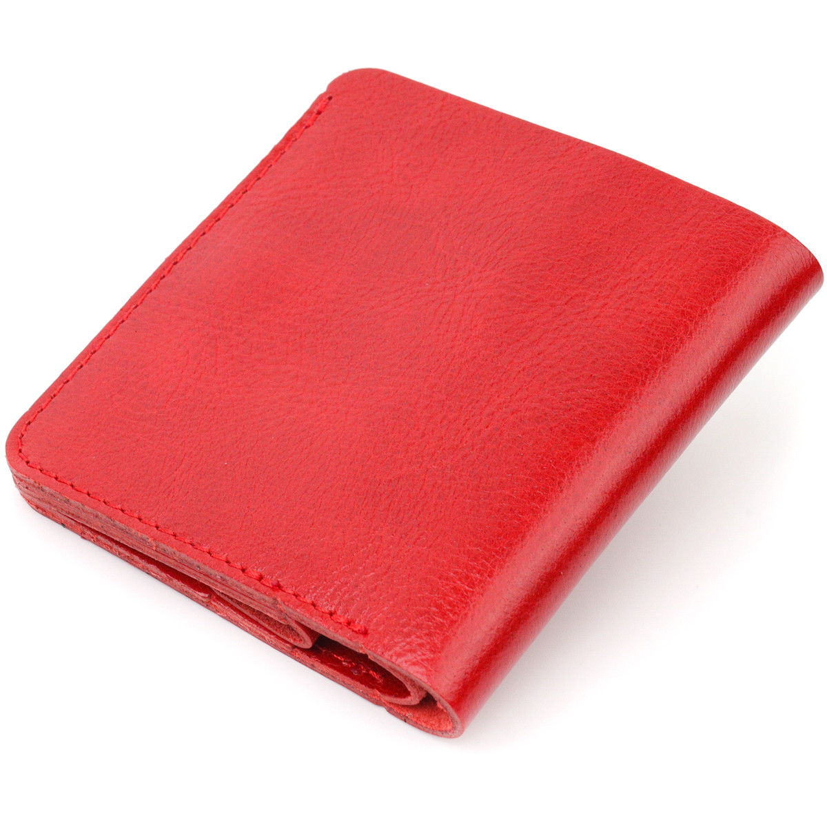 Вертикальное карманное портмоне для женщин Shvigel 16607 Красный. Натуральная кожа - фото 2 - id-p1678921144