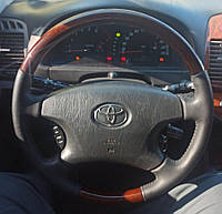 Руль, рулевое колесо (кожа-дерево) Toyota Camry 30 (2002-2005)