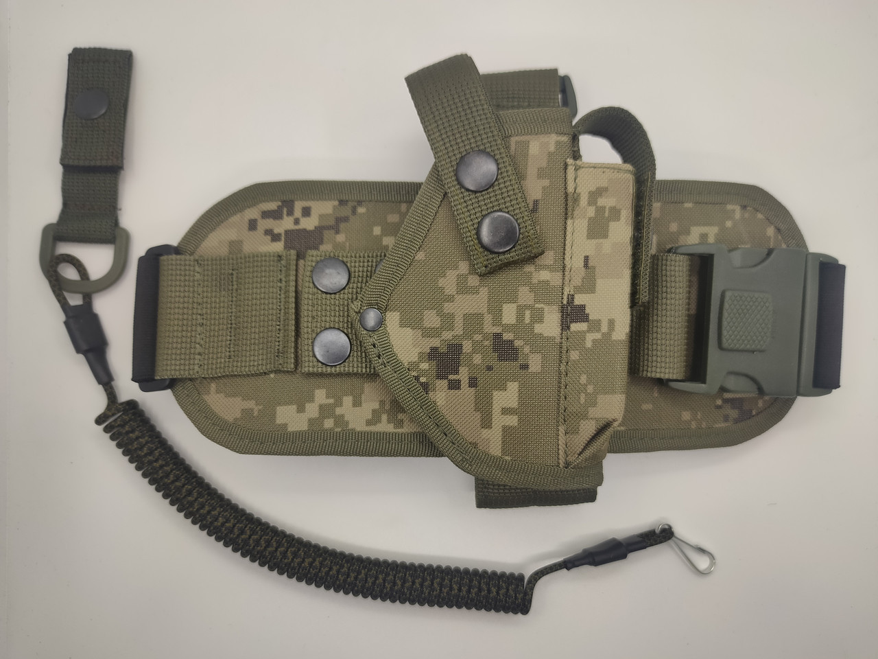 Тактична ПМ Макарова стегна з платформою 11710 колір Піксель камуфляж шнур, тренчик 974 SV