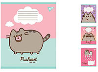 А5/12 кос. YES Pusheen, зошит учнів. 25 шт. у уп. //