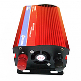 Перетворювач напруги PowerOne + 24V-220V 1000W USB/LED  ⁇  Інвертор в автомобіль, фото 3