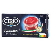 Томатная паста (пюре) Cirio Passata Sieved Tomatoes (3x200г) 600г Италия