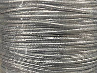 Резинка шляпная круглая 1,5мм/100м (серебро)