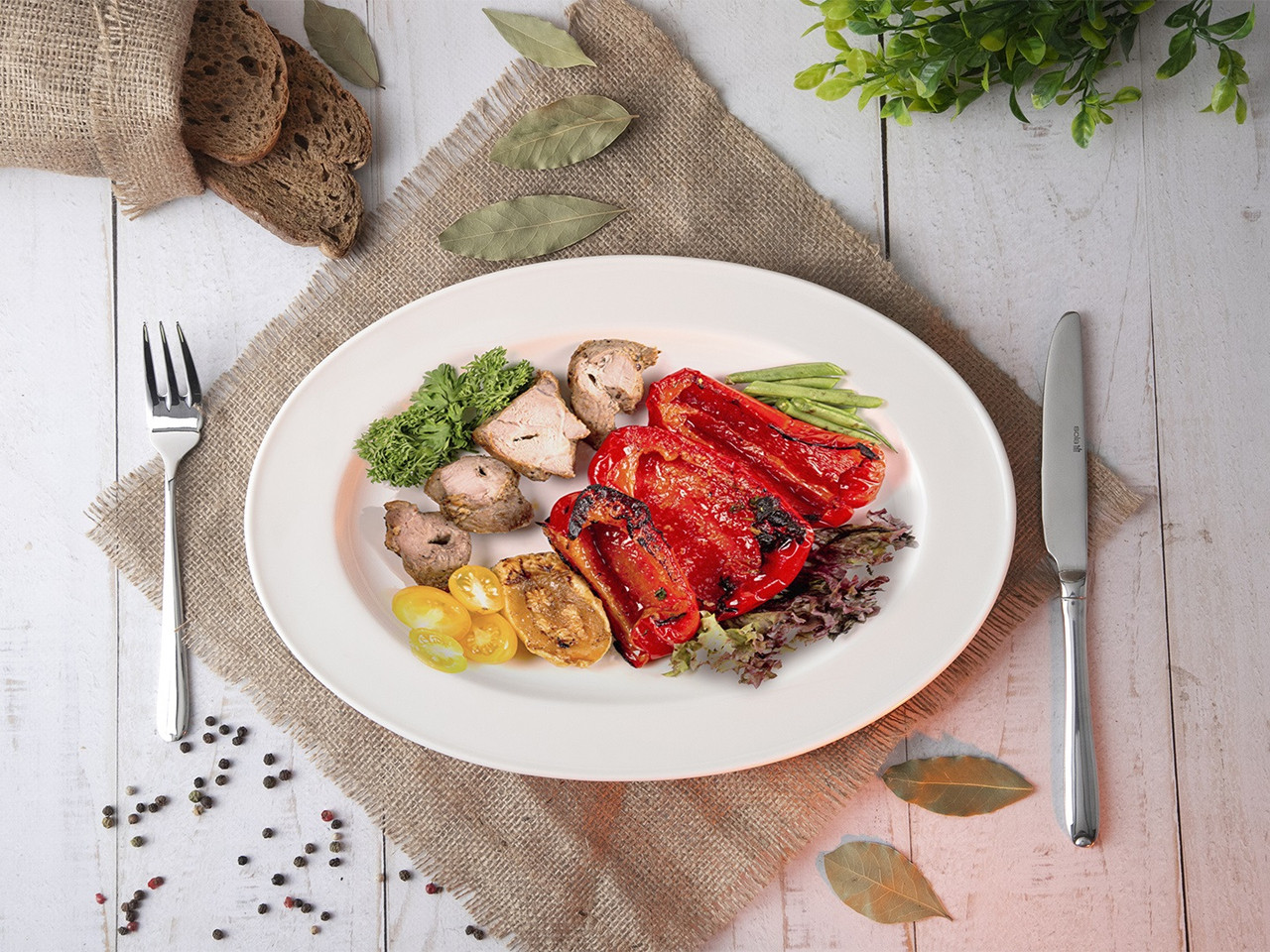 Блюдо Güral Delta 34 см овальне