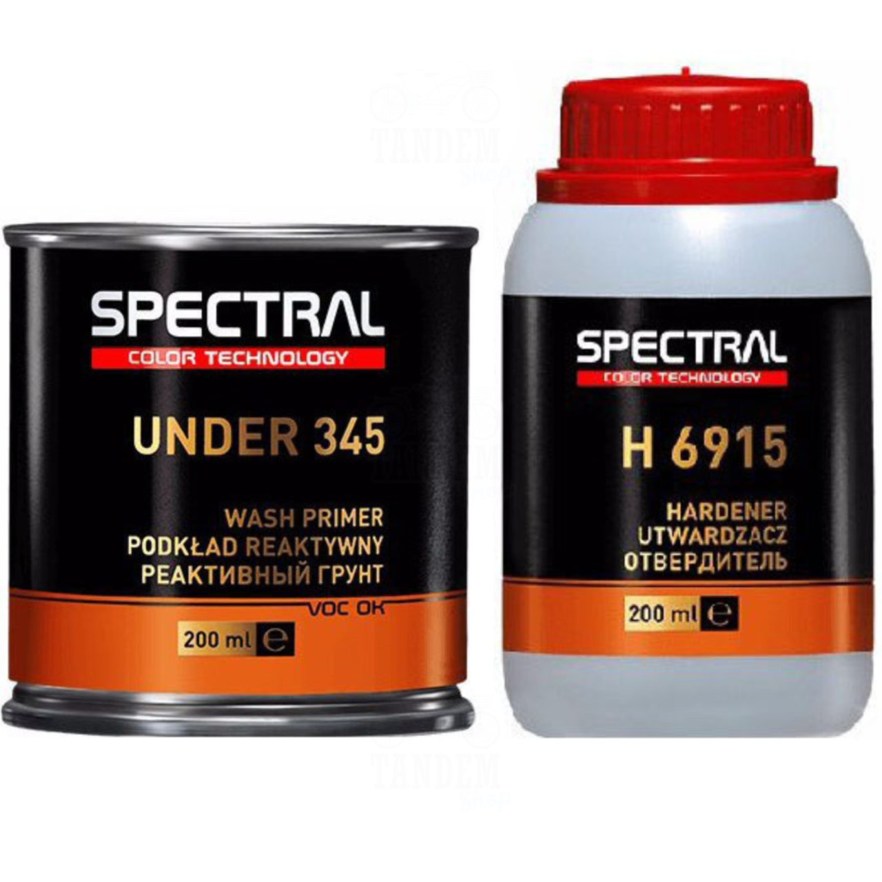 Грунт реактивний Spectral Under 345 1:1, 200 мл + 200 мл Комплект, фото 1