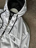 Чоловіча куртка вітровка The North Face M1143 біла, фото 5
