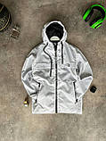 Чоловіча куртка вітровка The North Face M1143 біла, фото 6