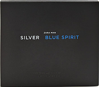 ZARA Man Silver / Man Blue Spirit set 100ml +100ml набір новий дизайн (оригінал оригінал Іспанія)