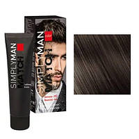 Краска для волос Nouvelle Man Simply Man Hair Color Cream 40+40 мл. 4.1 Каштаново-пепельный
