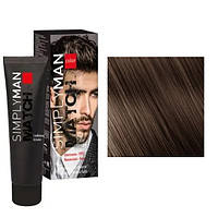 Краска для волос Nouvelle Man Simply Man Hair Color Cream 40+40 мл. 5 Светло-каштановый