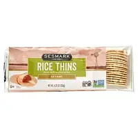 Sesmark, Rice Thins, рисові крекери, кунжут, 120 г (4,25 унції)