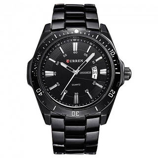 Curren black watch price sale