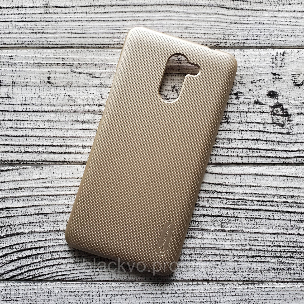 Чохол Huawei Enjoy 7 Plus TRT-AL00A для телефону NILLKIN із захисною плівкою золотистий
