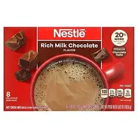 Nestle Hot Cocoa Mix, Hot Cocoa Mix, насичений молочний шоколад, 8 конвертів, 24,2 г (0,85 унції)