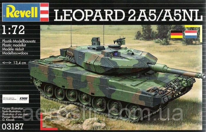 LEOPARD 2 A5 / A5 NL 1/72 Revell 03187, фото 1