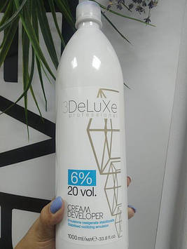 Окисник 3DeLuxe Professional Cream Developer 9%, 1000 мл.