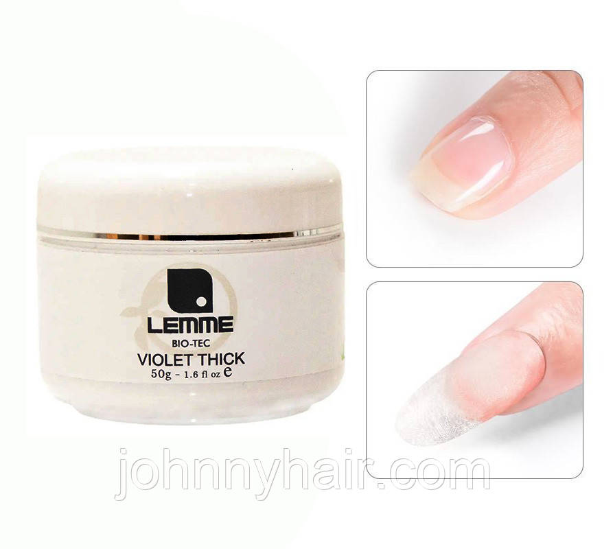Гель для нарощення нігтів Lemme Violet  Thick 50 г