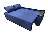 Диван прямий Бостон (стандарт) рогожка синій, фото 7