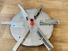 Тарілка диск до розкидача мініральних добрив нержавіюча сталь 6 лопаток; Диск для розкидача добрив (нержавіюча сталь)