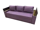 Диван прямий Бостон (стандарт) рогожка беррі, фото 4