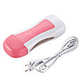 Касетний нагрівач для воску без бази Pro Wax Depilatory Heater рожевий, фото 5