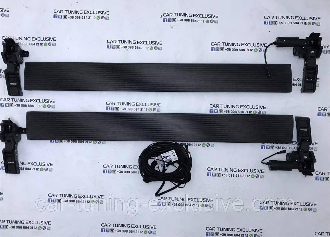 BRABUS retractable running boards for Mercedes G-class