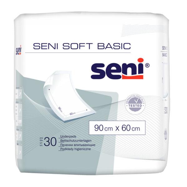 Одноразові пелюшки Seni Soft Basic, 90х60 см, 30 шт., фото 1