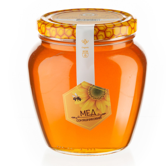 Мед натуральный подсолнечный Медовая Линия 700 г, цена 100 грн — Prom ...