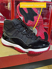 Eur40-47.5 Air Jordan 11 Retro Playoffs Bred AJ11 чоловічі кросівки