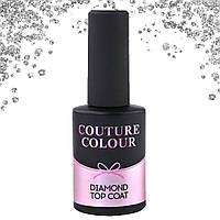 Закрепитель для гель-лака с светоотражающим эффектом Couture color Diamond Top Coat 9 мл