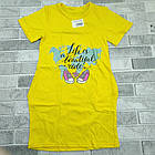 Сукня дитяча трикотажна р 76 однотонна з принтом врізні кишені УКРАЇНА 20015572, фото 3