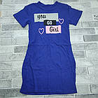 Сукня дитяча трикотажна р 76 однотонна з принтом врізні кишені УКРАЇНА 20015572, фото 4