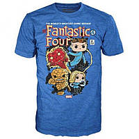 Футболка Funko Marvel Fantastic Four Collector Corps T-Shirt фанко Фантастическая четвёрка (размер L)