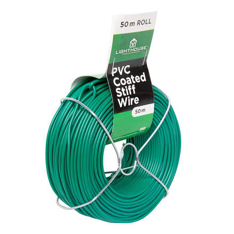 Дріт подв'язочний LIGHTHOUSE PVC COATED STIFF WIRE - 50м, фото 1