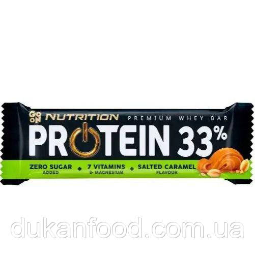 Протеїновий батончик "Солона карамель", GO ON Nutrition, 50 г