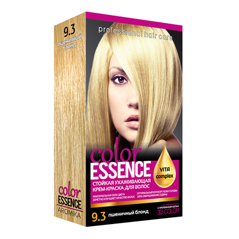 Крем-краска для волосся стійка, тон Пшеничний блонд 9.3 Color Essence
