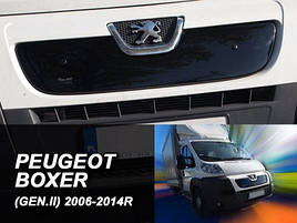 Зимова накладка в рещітку / заглушка в рещітку зимова на Peugeot Boxer 2006+ (Heko) 04018