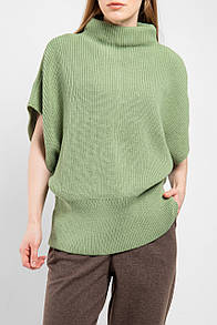 Жилет жіночий в'язаний фісташка Modna KAZKA MKLN864-3