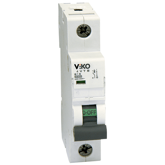 Автоматичний вимикач VIKO 1P 6A 4.5 кА 230/400 В