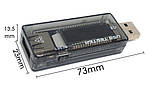 USB Tester 5V 3A QC2.0 / QC3.0 Black, фото 3