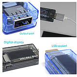 USB Tester 5V 3A QC2.0 / QC3.0 Black, фото 5